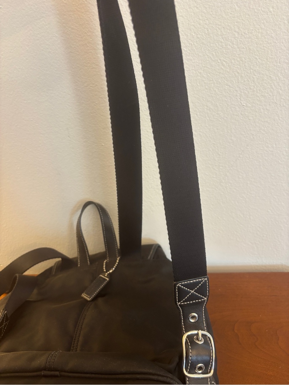 Vintage Coach Black Nylon Cargo Backpack Bag 4290 - Picture 16 of 16